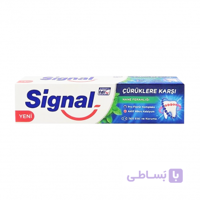 خمیر دندان ضد پوسیدگی سیگنال مدل عصاره نعنا ۱۰۰ میل