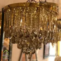 لوستر سقفی کریستال صدفی