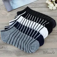 جوراب قوزکی مردانه خط دار