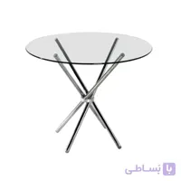 میز ناهار خوری B770 پایه کروم راحتیران