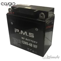 باتری موتور سیکلت PMS مدل 12N9-4B با 12ولت و 9 آمپر کد EL007
