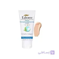کرم آب رسان رنگی حاوی کلاژن پوست خشک لابورن Laboren tinted hydratant and moisturizing cream
