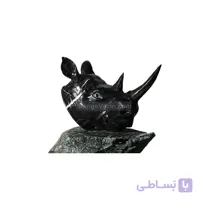 مجسمه سنگی سر کرگدن