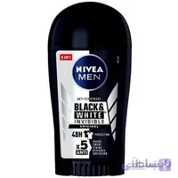 مام صابونی مردانه نیوا مدل BLACK and WHITE INVISIBLEحجم 40میل