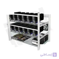 ریگ ماینینگ ۵۷۰ مگاهش با ۱۳ کارت گرافیک XFX RX5600XT DDR6