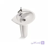 روشویی پایه دار مروارید مدل دیاموند 50 درجه دو