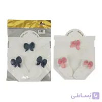 ست هدبند و جوراب ham pa مدل پاپیون