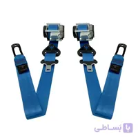 ست کمربند جلو چپ و جلو راست ایربگدار پژو ۲۰۶ و ۲۰۷ (مکانیزم RPLL ) رنگ آبی