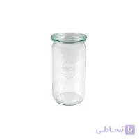 ظرف شیشه ای در دار Weck 340ml مدل ۹۷۵