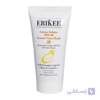 کرم ضد آفتاب رنگی اریکه 50 SPF فاقد چربی حجم 50 میلی لیتر