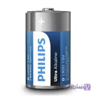 باتری سایز D آلکالاین برند فیلیپس مدل LR20E2B/97 سری Ultra