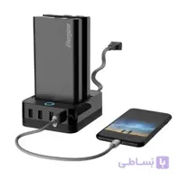 شارژر همراه  به همراه پایه شارژ مدل PS20000 ظرفیت 20000 میلی آمپر ساعت  انرجایزر