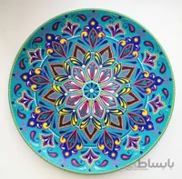 بشقاب سفالی فیروزه