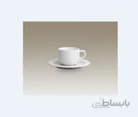 نعلبکی تک ( چایخوری ) چینی زرین ایران سری هتلی (6عددی)