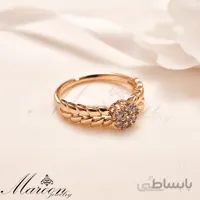 انگشتر فلاور و برگ مارون CA120