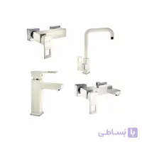 ست شیرآلات درخشان مدل جزیره وایت