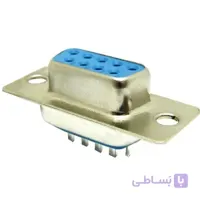 دی کانکتور 9 پین صاف مادگی DB9 RS232