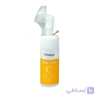 فوم شستشوی صورت ویتالیر حاوی ویتامین C حجم 150 میلی لیتر