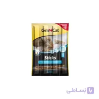 تشویقی مدادی گربه با سالمون و ماهی کاد جیم کت – GimCat Sticks Salmon & Cod