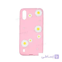 قاب گوشی سیلیکونی گل دار برند سامسونگ مدل A01