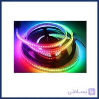 ریسه LED نواری 5ولت RGB I.C 2812 تراکم60 IP67 (روکش دار)