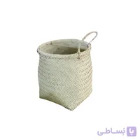 گلدان حصیری ساده