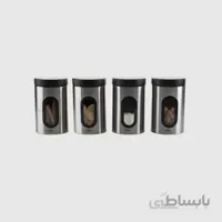 ظرف حبوبات 1 لیتر پنجره دار استیل یونیک UN-5970