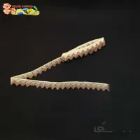 نوار کتان زیگ زاگی رنگی کد 1024A