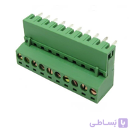 ترمینال فونیکس 9 پین رایت انگل بافاصله پایه 5.08