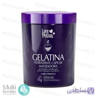 ژلاتین مو لاوپوشن بنفش ا Purple hair gelatin Love Potion