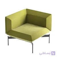 مبل تک دسته ال راست SF-110-11 بدنه بدون پوشش هلگر