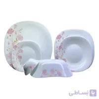 سرویس غذاخوری آرکوپال 26 پارچه مدل صوفیا مربعی
