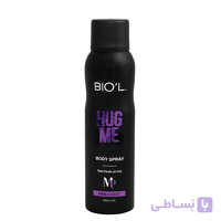 اسپری بدن مردانه مدل Hug Me حجم 150میل بیول ا Biol Body Spray Hug Me For Men 150ml