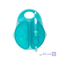 ظرف غذای درب دار و قاشق دار دکتر براون Dr Brown’s