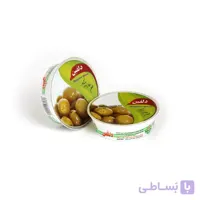 زیتون تکنفره پرورده ممتاز ترش یا شیرین دلفین ۷۵گرمی – کارتن ۷۵عددی