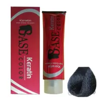 رنگ مو بیس شماره 1/1 رنگ مشکی پر کلاغی 125 میلی لیتر ا Base hair color number 1.1