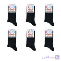 جوراب زنانه دوندار مدل QQQE 88 بسته 6 عددی