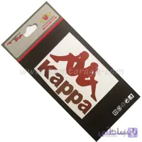 استیکر (برچسب) لیزری خودرو تک رنگ طرح Kappa سایز کوچک
