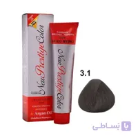 رنگ موی نیو پرستیژ کالر سری خاکستری شماره 3.1 رنگ قهوه ای خاکستری تیره حجم 120 میلی لیتر