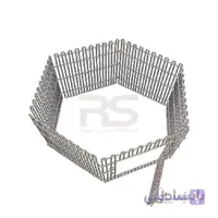 پارک محدود کننده 6 ضلعی مخصوص سگ رنگ مشکی