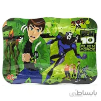 پازل 35 تکه مقوایی پشت وایت برد طرح بن تن BEN10