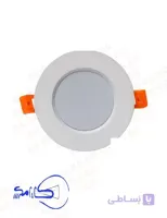 پنل SMD دور فلزی 8 وات توکار کارامکس