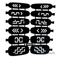 شابلون طراحی ناخن استنسیل مدل LK21
