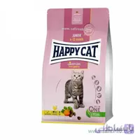 غذای خشک سوپر پرمیوم بچه گربه جونیور 4 تا 12 ماه حاوی گوشت مرغ 1300 گرم هپی کت