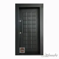 درب ضد سرقت روکش فلزی 27 قاب - 105 * 210 / راست بازشو