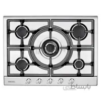 اجاق گاز صفحه ای استیل البرز مدل S-5701 ا ابعاد خارجی اجاق : 68X50 سانتیمتر
