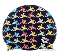 کلاه شنا ارنا مدل پرینت سوییم ا ARENA PRINT JR CAP