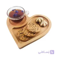 تخته سرو و پذیرایی چوبی طرح قلب