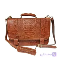 کیف اداری دو قفل چرم طبیعی تبریز کد 251340