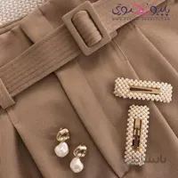گیره تق تقی مرواریدی مستطیل